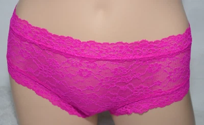 NWT Victoria's Secret Pink Lace Cheeky Panty XL Xarge Stretch - Image 1 of 4