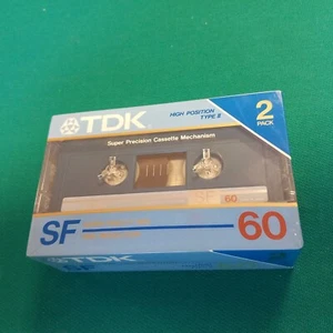 TDK SF 60 2 PACK KASETA MAGNETOFONOWA - Zdjęcie 1 z 4