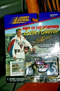 1998 Johnny Lightning King of the Stuntmen Evel Knievel:Famous “Stuntcycle” - Picture 1 of 3