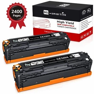 2x Generic CE320A 128A Schwarz Tonerkartusche für HP LaserJet Pro CM1415 CP1525nw - Bild 1 von 7