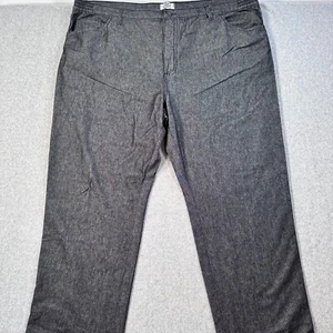 Pantalones de mezclilla grises Liberty Blues para hombre 52x38 alterados 33" entrepierna oscuros - Imagen 1 de 6