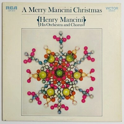 Henry Mancini A Merry Mancini Christmas - Vinyl LP RCA Stereo Ultrasonic Cleaned - Image 1 of 4