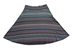 Salaam Medium Pull on Skirt Made in USA Rayon Spandex Stretchy - Picture 1 of 7