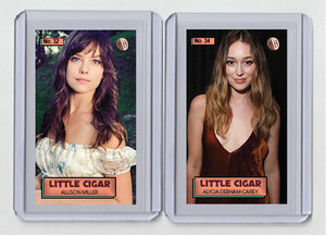 Alycia Debnam-Carey rare MH Little Cigar #'d 3/3 Tobacco card no. 34