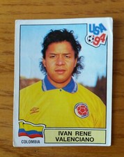 Ivan Rene Valenciano (Colombia) - WORLD CUP USA 94 N.69 Panini Figure/Sticker