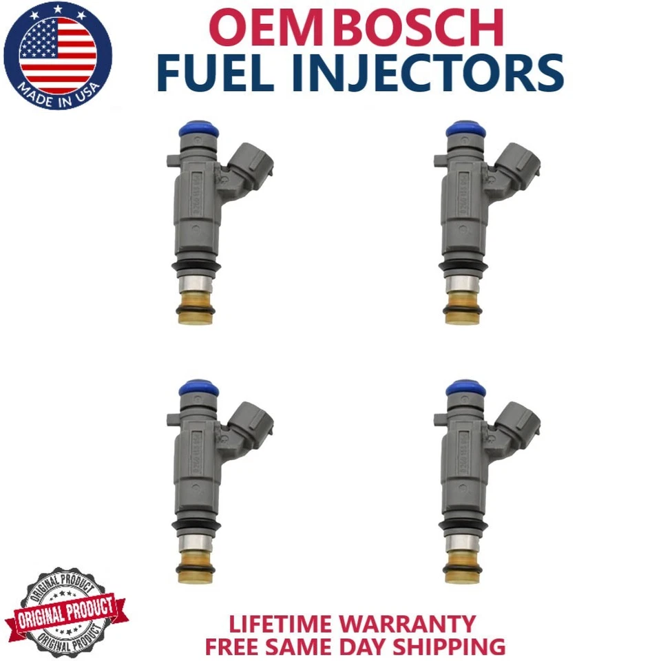4x Bosch Fuel Injector For 2003 Subaru Impreza RS 2.5L H4 EJ251 #0280155954 - Image 1 of 4
