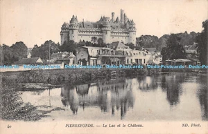 R273705 Pierrefonds Le Lac Et Le Chateau ND Phot No 40 Neurdein Et Cie - Bild 1 von 4