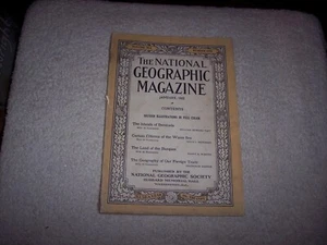 NATIONAL GEOGRAPHIC MAGAZINE--JANUARY 1922 #36 - Picture 1 of 4