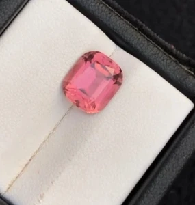 Piedra preciosa corte cojín turmalina rosa natural de 3,20 quilates de Afganistán - Imagen 1 de 6