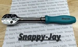 Snap-on Tools USA NEW RARE TEAL 1/2” Drive Hard Grip Ratchet SHD80ATL - Picture 1 of 8