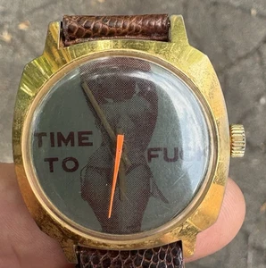 Vintage rare "Time To F*** Watch" - Picture 1 of 10