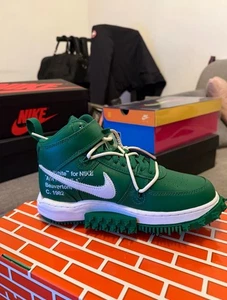 Nike Air Force 1 mid x Off White Green Gr. 38 Neu OVP - Bild 1 von 6