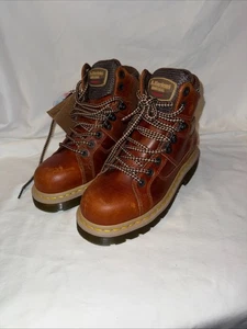 Botas Dr. Martens Ironbridge Unisex Trabajo M5/L6 Cuero Marrón Con Cordones Puntera de Acero - Imagen 1 de 12