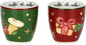 THUN, Set 2 Caffeini in Porcellana, Collezione Sorprese Di Natale, Set Da Collez - Imagen 1 de 2
