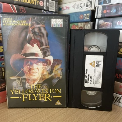 THE YELLOW WINTON FLYER - Big Box Ex-rental VHS - Steve McQueen - Scan Euro - Image 1 of 4