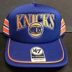 New York Knicks Hat Mesh Snapback '47 Brand Adjustable OSFA Trucker Brand New #1 - Picture 1 of 9