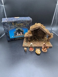 Set Natività Cimelio Fontanini con 4 Pezzi #54223 Scatola Aperta Manca 1 Agnello 1999 - Foto 1 di 6