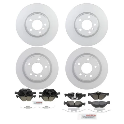 Kit de pastillas de freno y rotor de cerámica Bosch QuietCast para BMW 328i cupé 2012-2012 Foto 1 de 4