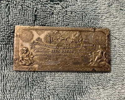 1964 Banco De Londres Y Mexico SA Primer Centario Silver Medal Grove B65b - Image 1 of 3