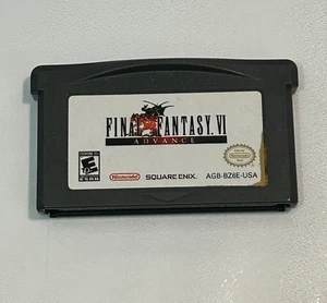 Final Fantasy VI 6 GBA Videogioco Gameboy Advance 2007 Autentico Testato Funzionante - Foto 1 di 4