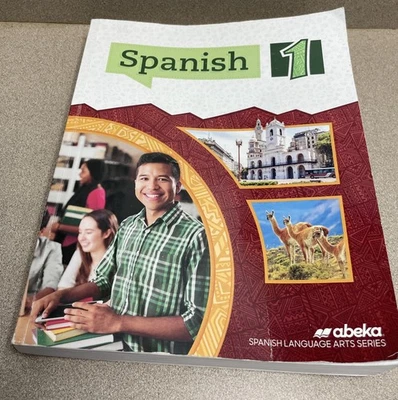 Spanish 1 Abeka Student Textbook Homeschooling 2020 Paperback - Image 1 of 4