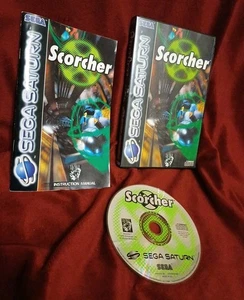 SCORCHER VINTAGE SEGA SATURN GAME PAL 1996 COMPLETE WITH MANUAL BOXED - Picture 1 of 9