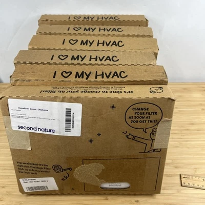 Second Nature Magic Filter 16x30x1 MERV 8 Air Filter | New Sealed Box 6 Avail - Image 1 of 4
