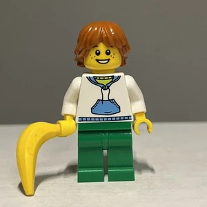 Minifigura Lego City / Con plátano - Estado de rejilla - Relleno de ciudad - Imagen 1 de 5