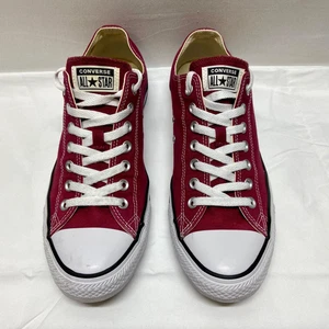 Zapatos Converse Chuck Taylor All Star Para Hombre 10 Para Mujer 12 Bajo Borgoña M9691 Usados en Excelente Condición - Imagen 1 de 22