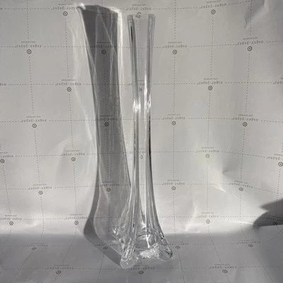 "Florero de vidrio torre Eiffel de 11,75"" para decoración de bodas pluma centro de mesa Eifel" Foto 1 de 4