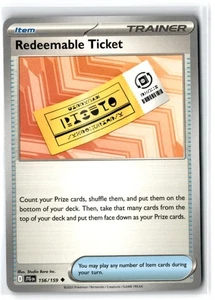 2025 Scarlet & Violet Series - Journey Together Redeemable Ticket Uncommon #156 - Picture 1 of 2