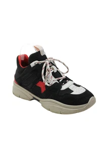 Sneakers basse donna Isabel Marant in pelle girocollo stringate nere taglia 38 8 - Foto 1 di 7