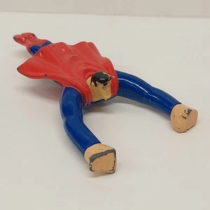 Burger King 1997 Kinder Mahlzeit 4,5 Zoll Superman fliegendes Spielzeug Kuchen Topper DC Comics - Bild 1 von 4