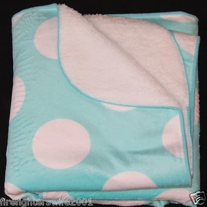 Manta multiusos Circo Aqua White Dots Circles 30x40 nueva - Imagen 1 de 4