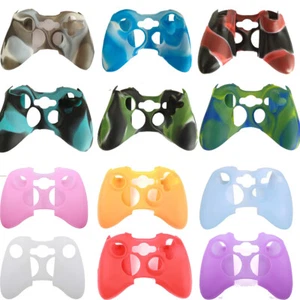 Silicone Rubber Skin Grip Cover for Microsoft Xbox 360 Controller - Picture 1 of 30