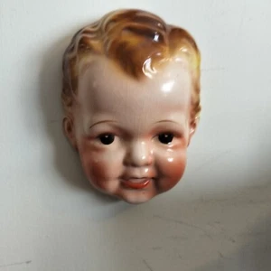 Goldcastle Baby Boy Face Wall Plaque Vintage Accent - Picture 1 of 10