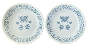 Corelle BLAUE HERZEN Brot & Butter Teller 6 3/4" Penn Niederländisches Muster Menge 2 - Bild 1 von 8