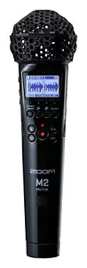 Zoom M2 Microfono palmare tipo registratore a 2 tracce nero con galleggiante ... - Foto 1 di 10