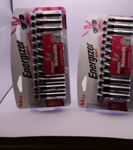 BATTERIE ENERGIZER MAX AA 2 confezioni da 24 pezzi (48 batterie totali) - Foto 1 di 3