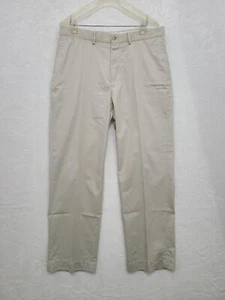 Polo Golf Ralph Lauren Pima Cotton Men's Classic Fit Light Tan Pant Size 36x30 - Picture 1 of 12