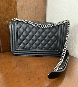Umhängetasche für Damen ohne Marke klassische gesteppte Doppelklappe Schultertasche - Bild 1 von 10