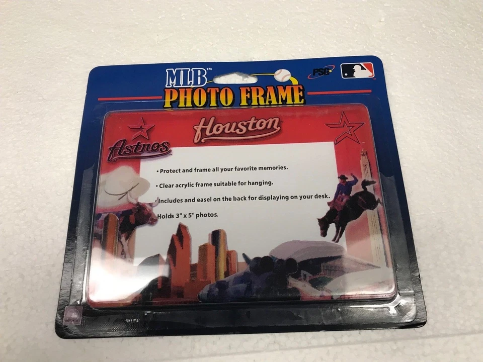 MLB Houston Astros Acrylic 3X5 Baseball Picture Photo Frame - Image 1 of 1