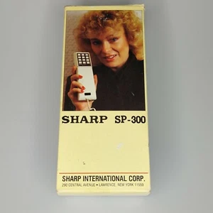 Miniphone Sharp SP-300 Telefon Mini Telefon 1980er Jahre Made in Hongkong offene Box Vintage - Bild 1 von 5