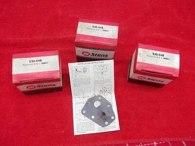 Lote de 3 Kit de Diafragma Stens 530-048 para Briggs & Stratton 299637 (DA-119) Foto 1 de 4