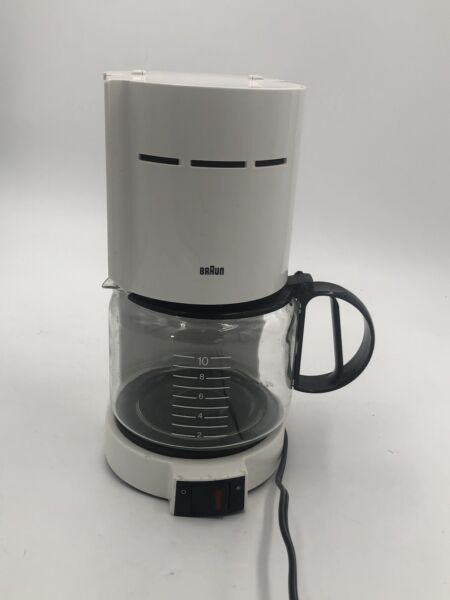 Braun 10 Cup Coffee Maker White Type 4085 classic Dieter Rams design VGC Photo Related