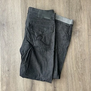 Vintage Rocawear Jeans Black Classic Fit Baggy Denim Y2K 90s Flap Pocket Mens 34 - Picture 1 of 3