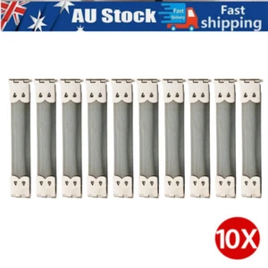 10x Purse Or Glasses Case Flex Frame Internal Flex Spring Clip Silver 9cm - Picture 1 of 10
