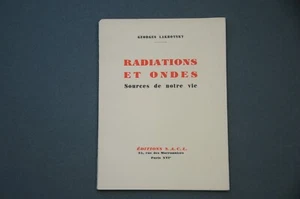 Esotérisme Radiesthésie G. Lakhovsky Radiations et ondes 1937 Etude Radiesthésie - Imagen 1 de 5