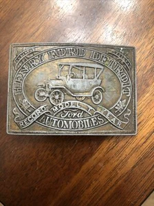Fibbia cintura auto vintage Henry Ford modello T - Foto 1 di 3