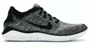 Nike Free RN Flyknit 2018 Damen – Größe wählbar – 942839-101 Oreo weiß schwarz  - Bild 1 von 5